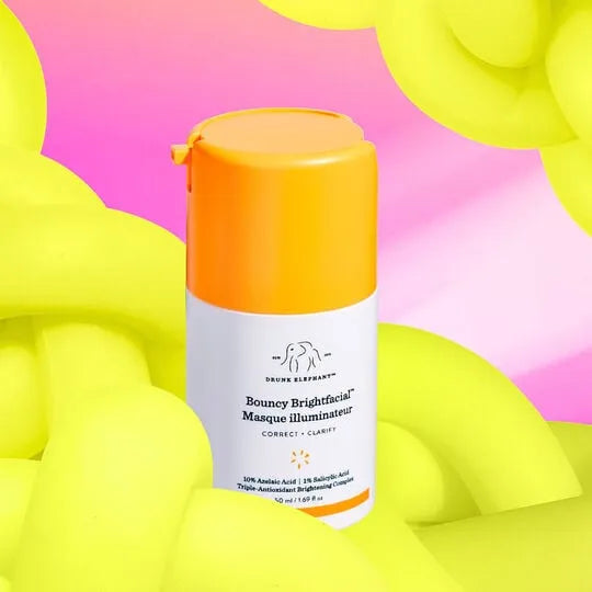 Bouncy Brightfacial Brightening Mask with 10% Azelaic Acid + 1% Salicylic Acid